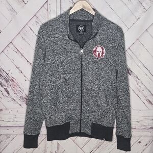 Spartan 47 Michigan State College Zip Up Fleece Jacket